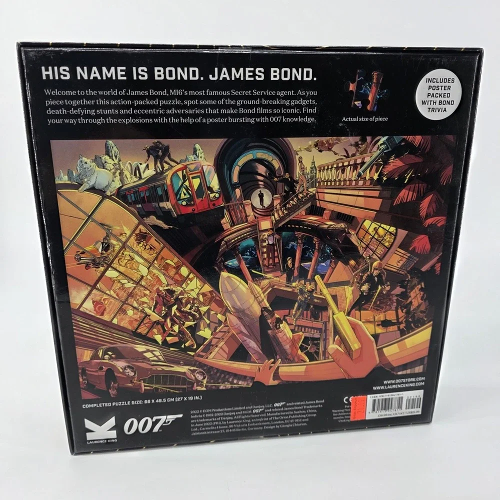 The World of James Bond: A 1000-piece Jigsaw Puzzle‎ by Laurence King Publishing